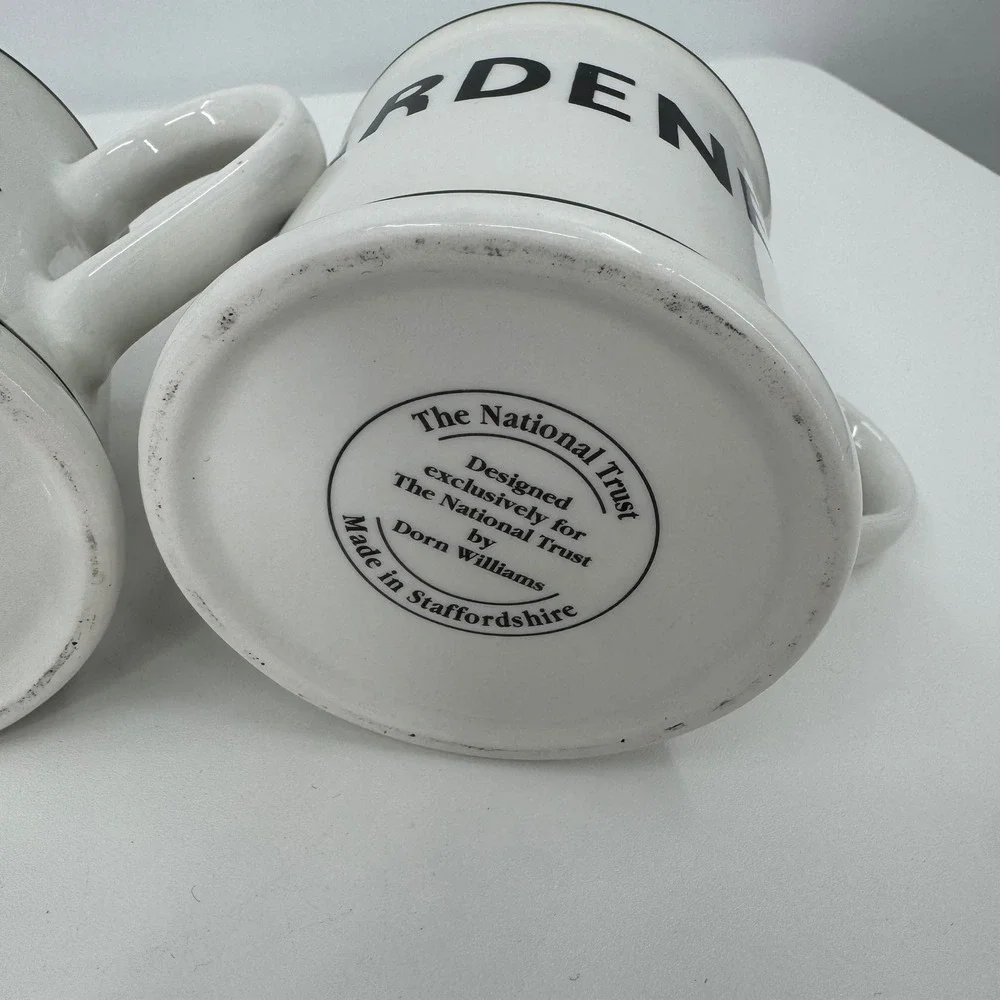 The National Trust Mug Set Head & Under Gardner Staffordshire England